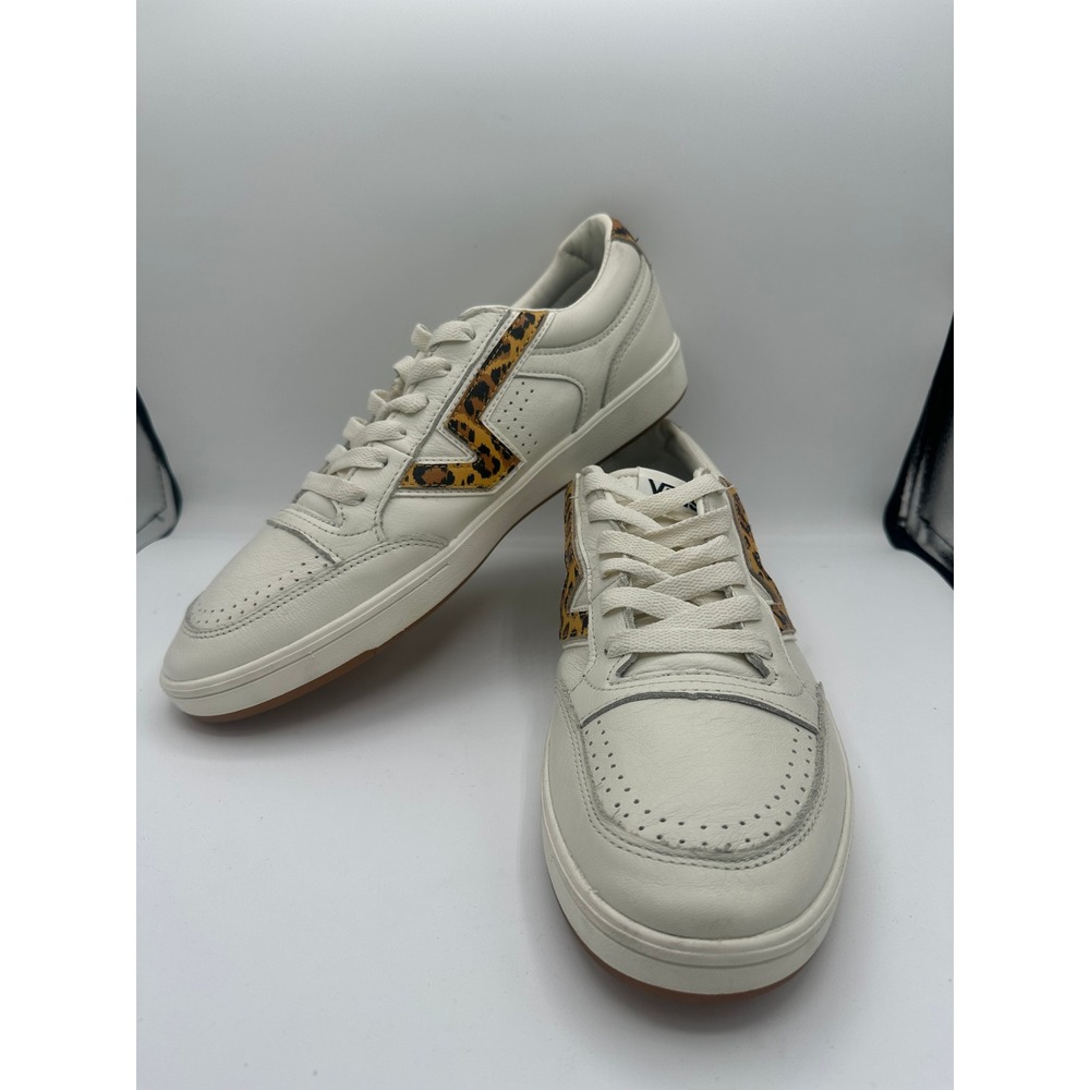Vans Lowland CC Big Cat Marshmallow Leopard Mens Size 11 Leather Sneakers